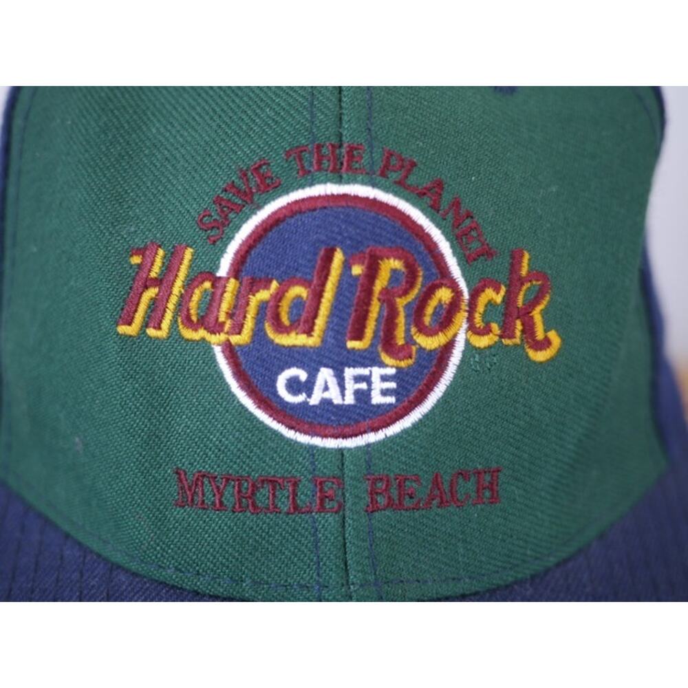 Genuine HARD ROCK CAFE Myrtle Beach WOOL Blend Trucker Cap Hat One Size Adjust